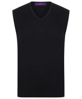 Sleeveless v-neck jumper